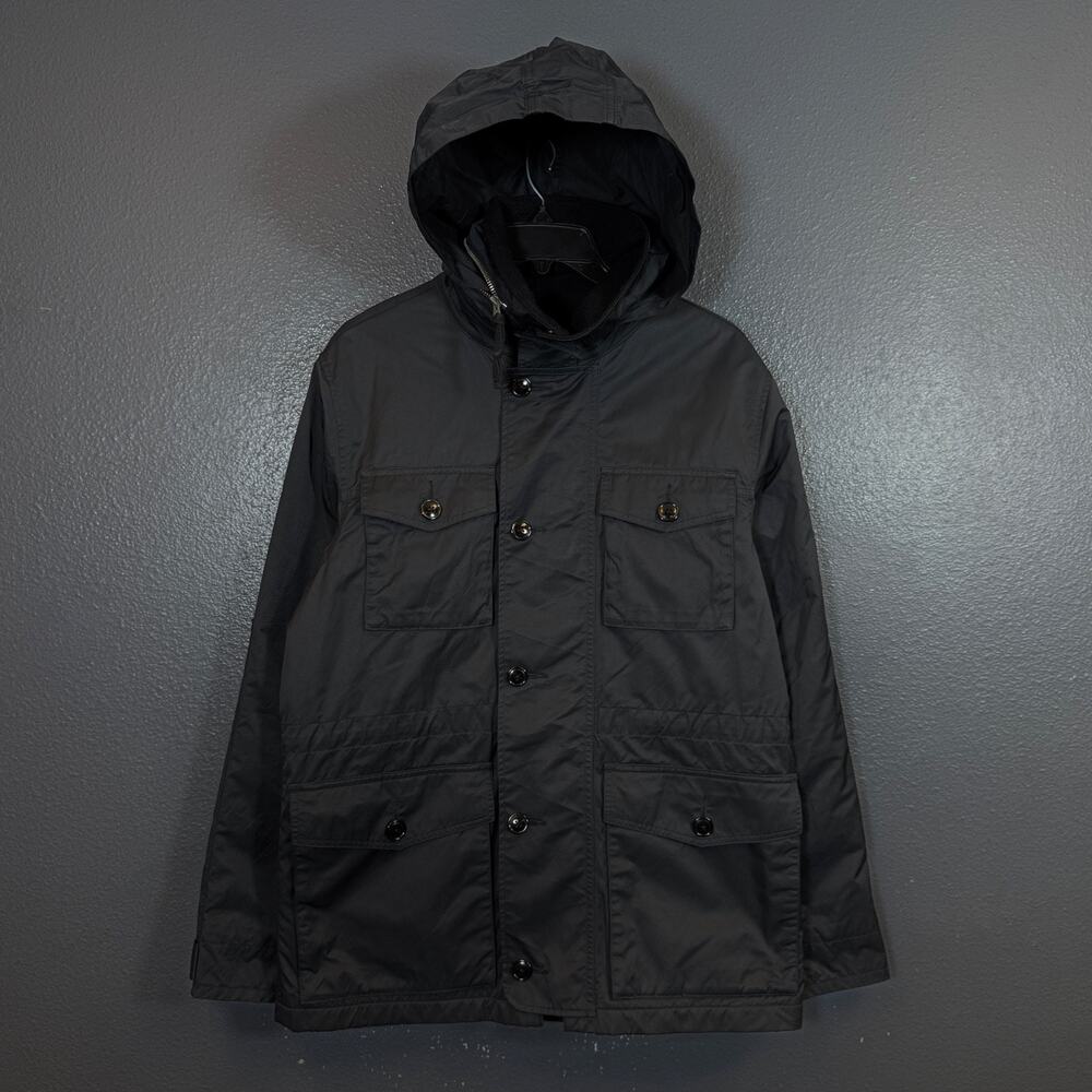 J. Crew M men’s blue NX-631 Military Field Hooded coat jacket army